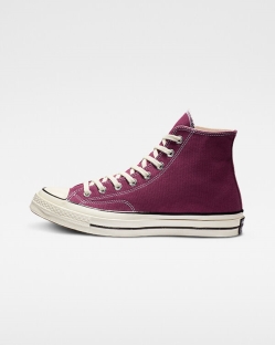 Converse Chuck 70 Férfi Magasszárú Fekete/Bordó | HXVAGMD-HU